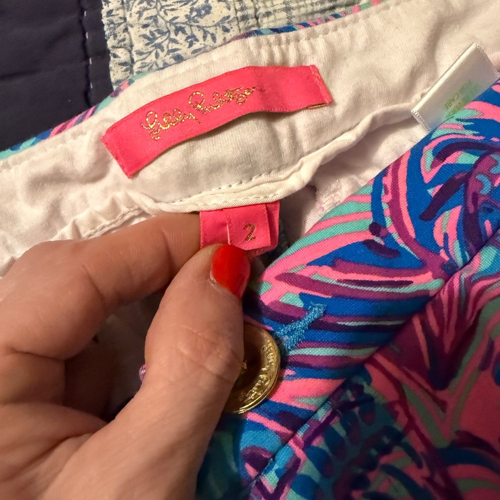 Lilly Pulitzer Colorful Patterned Skirt